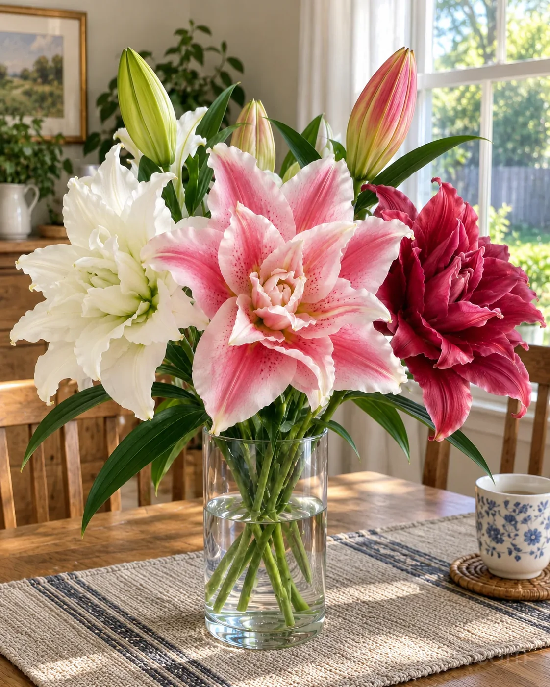 Rare Double Lily Bulbs – 6 Stunning Varieties in One Beautiful Collection detail