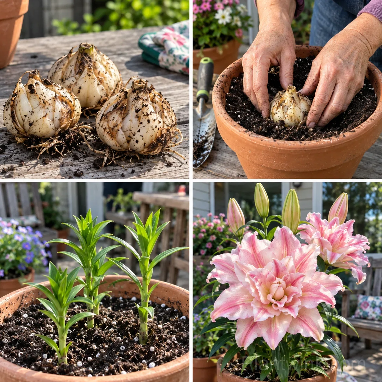 Rare Double Lily Bulbs – 6 Stunning Varieties in One Beautiful Collection detail