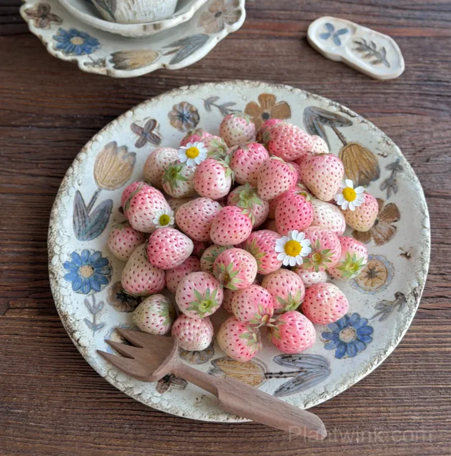 Mini Fenyu Pink Strawberry Seeds – Sweet Pink Strawberries for Home Garden & Easy Growing - View 4