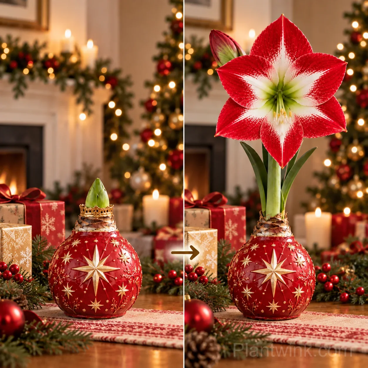 Rare Holiday Waxed Amaryllis Bulbs – 6 Festive Varieties, No Soil or Water Needed detail