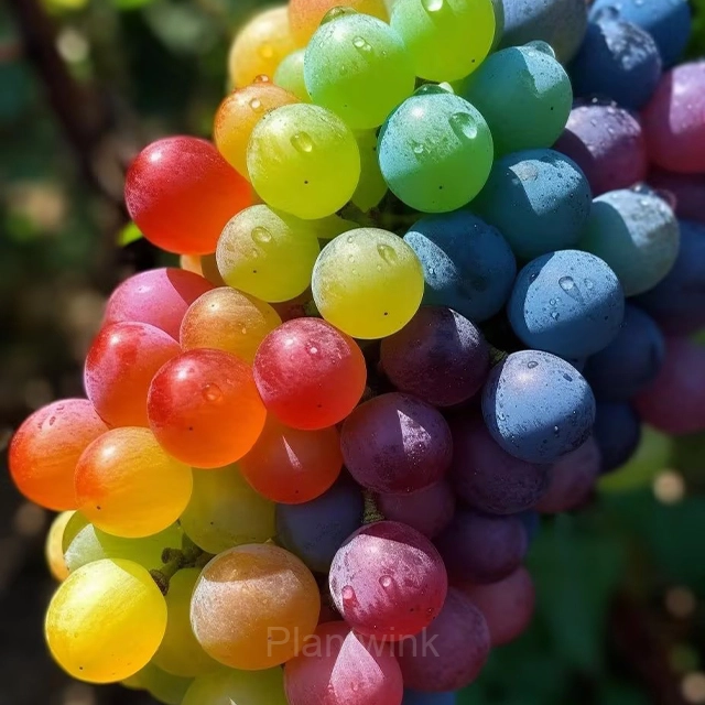 New Rare Rainbow Hybrid Grape Organic - Alt