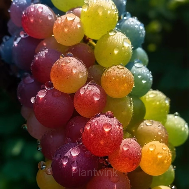 New Rare Rainbow Hybrid Grape Organic - View 3