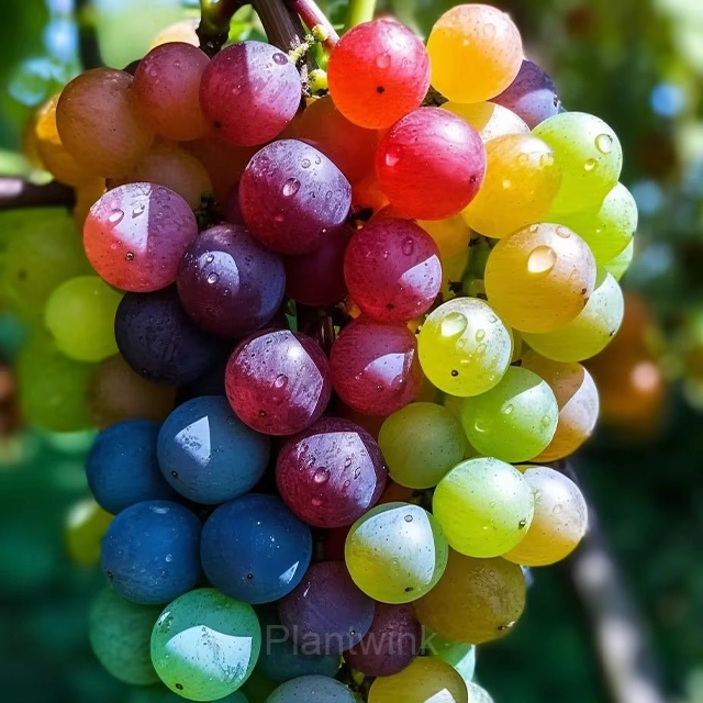 New Rare Rainbow Hybrid Grape Organic - Main