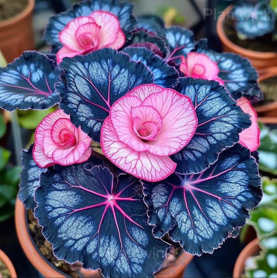 Rare Jewel Begonia Moonlight Seeds - View 7