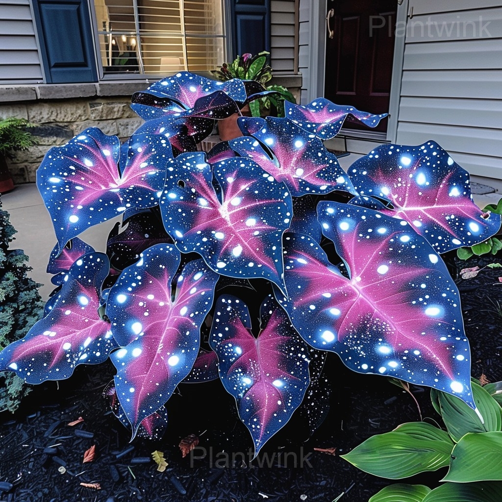 Starry Sky Colored Leaf Caladium Seeds - Main