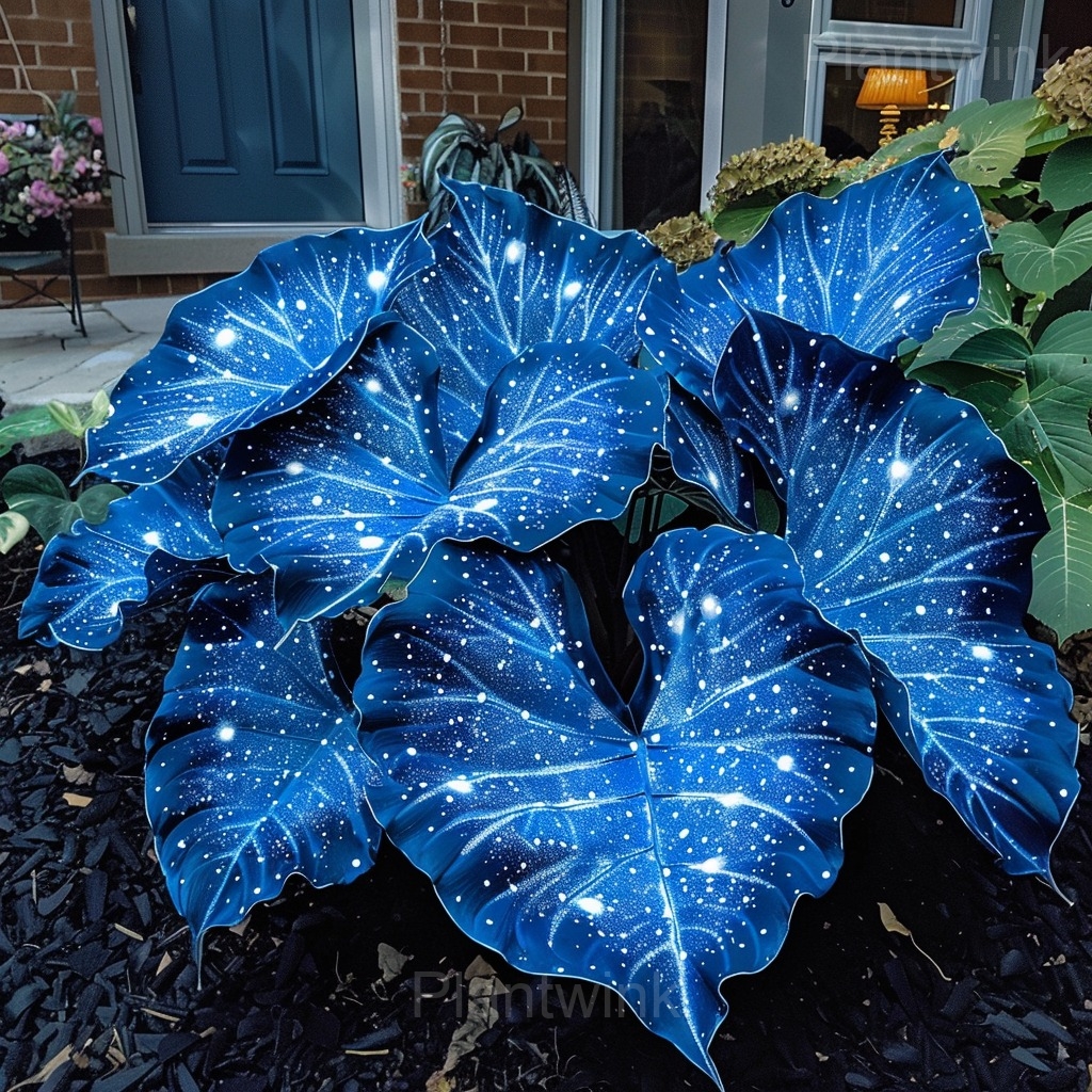 Starry Sky Colored Leaf Caladium Seeds - View 6