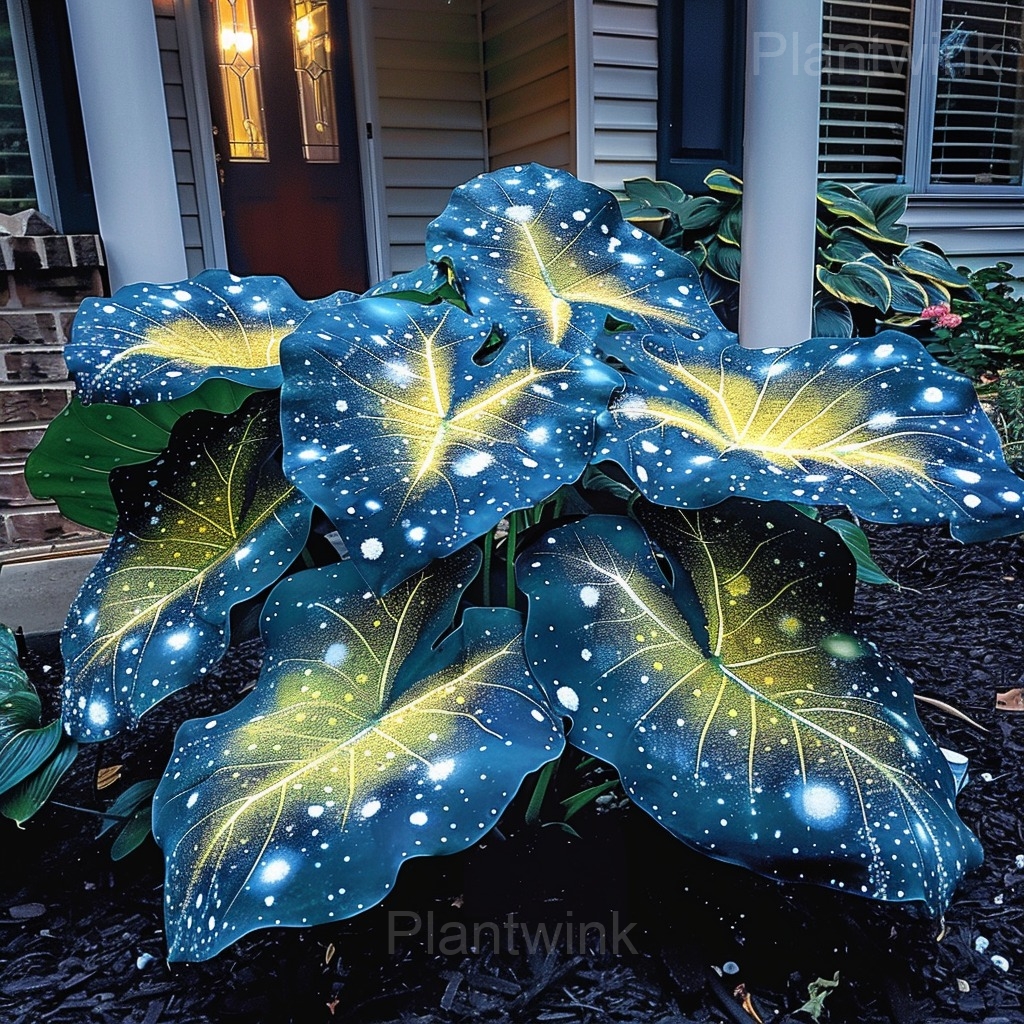 Starry Sky Colored Leaf Caladium Seeds - View 8