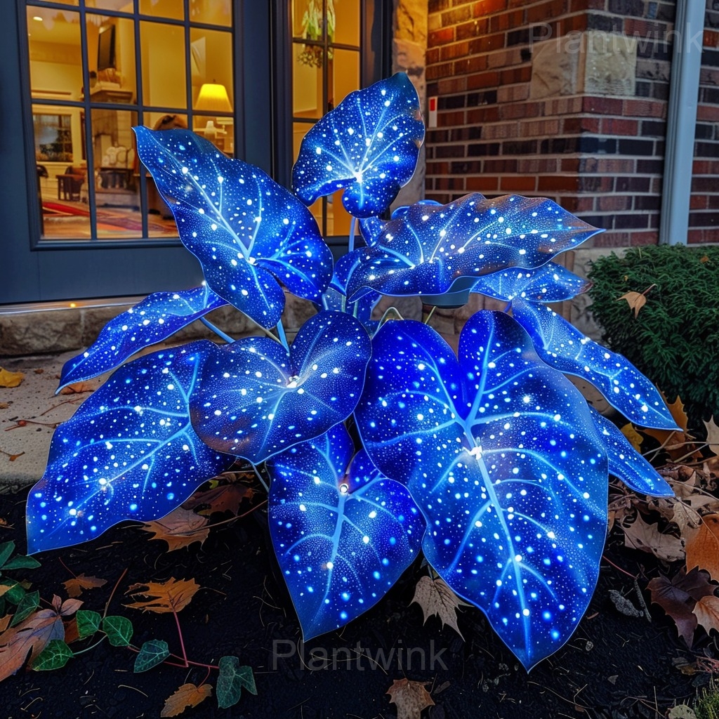 Starry Sky Colored Leaf Caladium Seeds - View 9