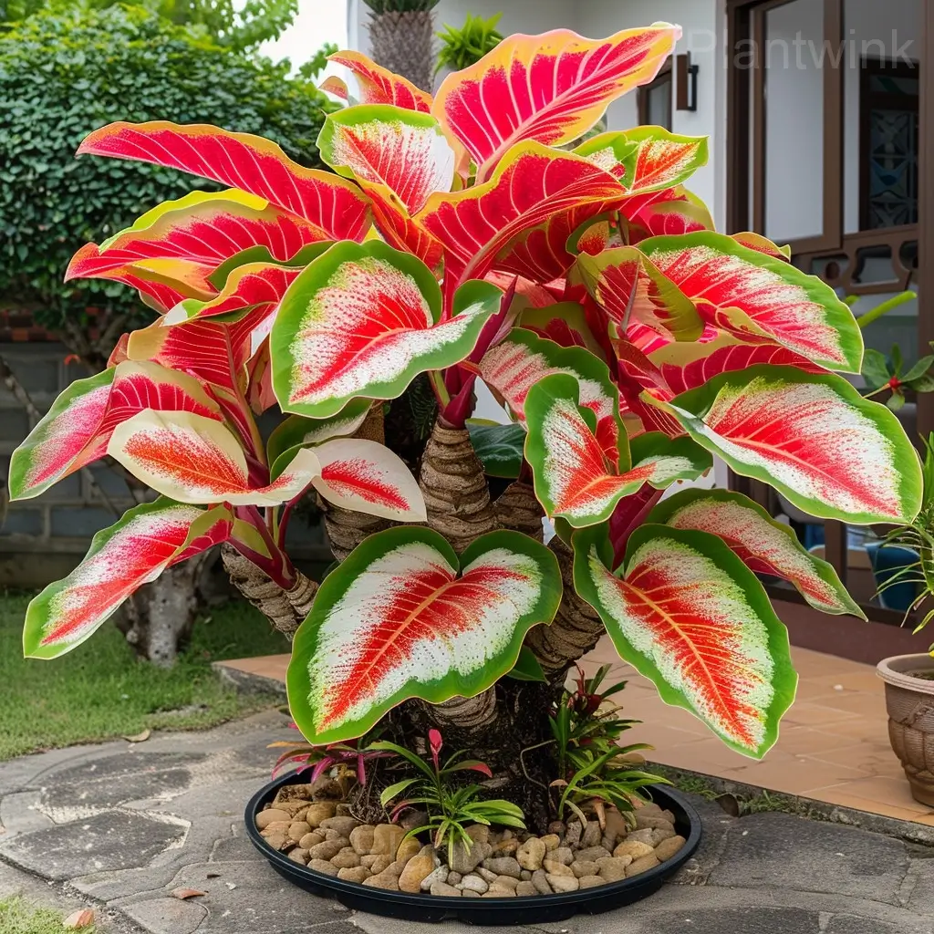 Fancy Leaf Caladium Bulbs - View 5