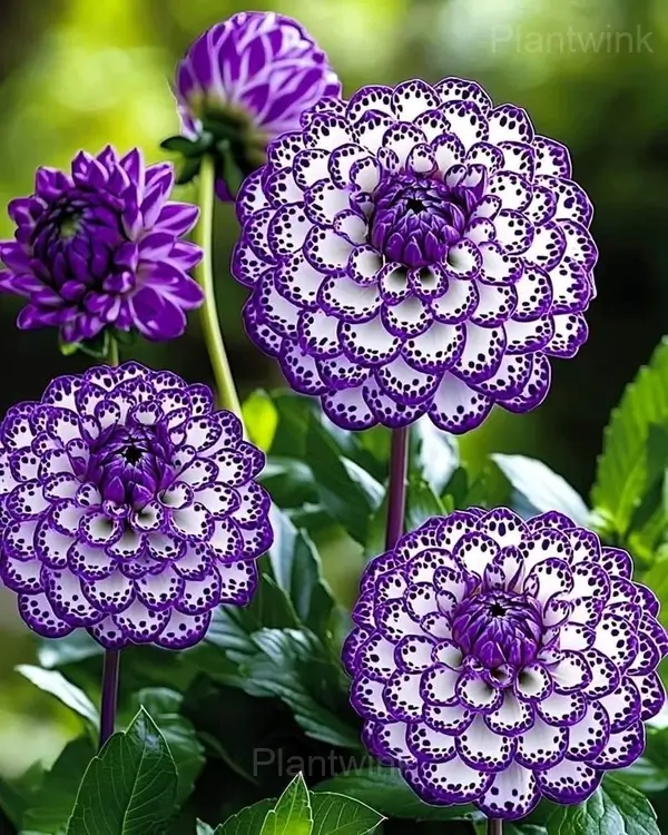 Rare Purple Dahlia Mix Bulbs - View 4